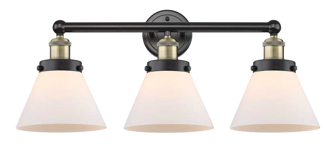 Innovations Lighting Cone 8" Bath Vanity Light - Black Antique Brass