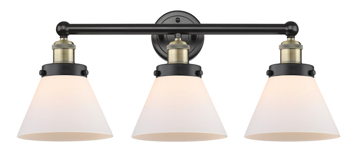 Innovations Lighting Cone 8" Bath Vanity Light - Black Antique Brass