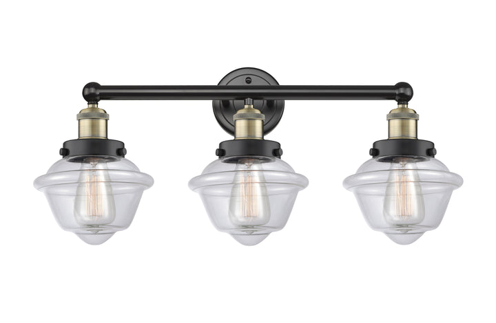 Innovations Lighting Oxford 7.5" Bath Vanity Light - Black Antique Brass Vanity Lights Innovations Lighting   