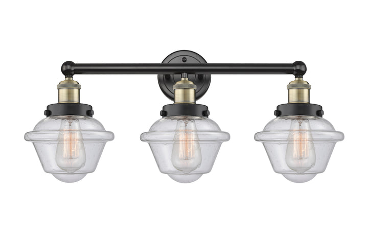 Innovations Lighting Oxford 7.5" Bath Vanity Light - Black Antique Brass Vanity Lights Innovations Lighting   