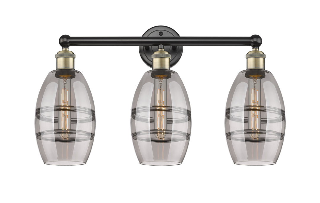 Innovations Lighting Vaz 6" Bath Vanity Light - Black Antique Brass