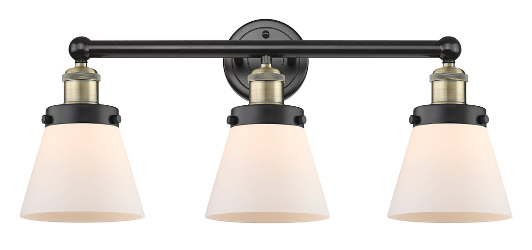 Innovations Lighting Cone 6" Bath Vanity Light - Black Antique Brass