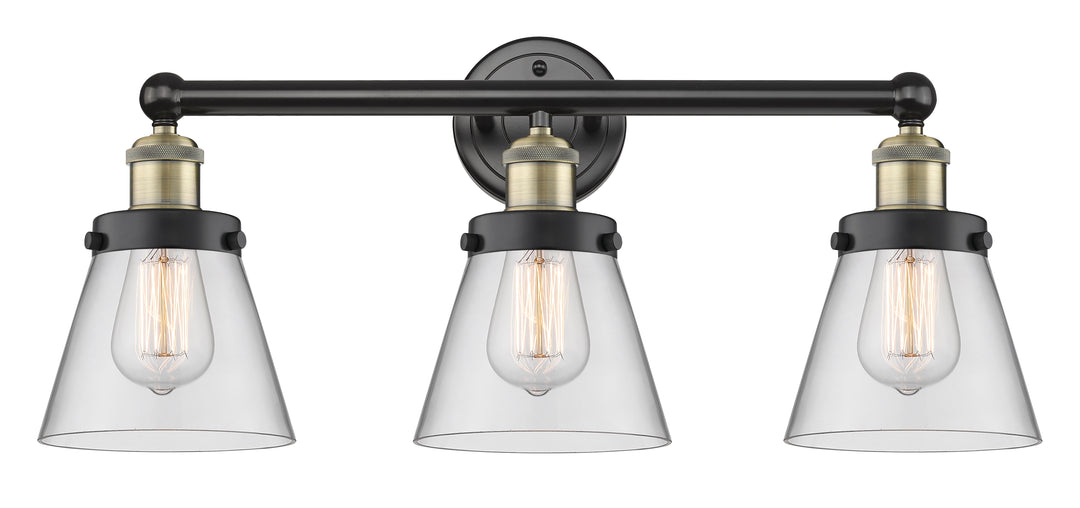 Innovations Lighting Cone 6" Bath Vanity Light - Black Antique Brass