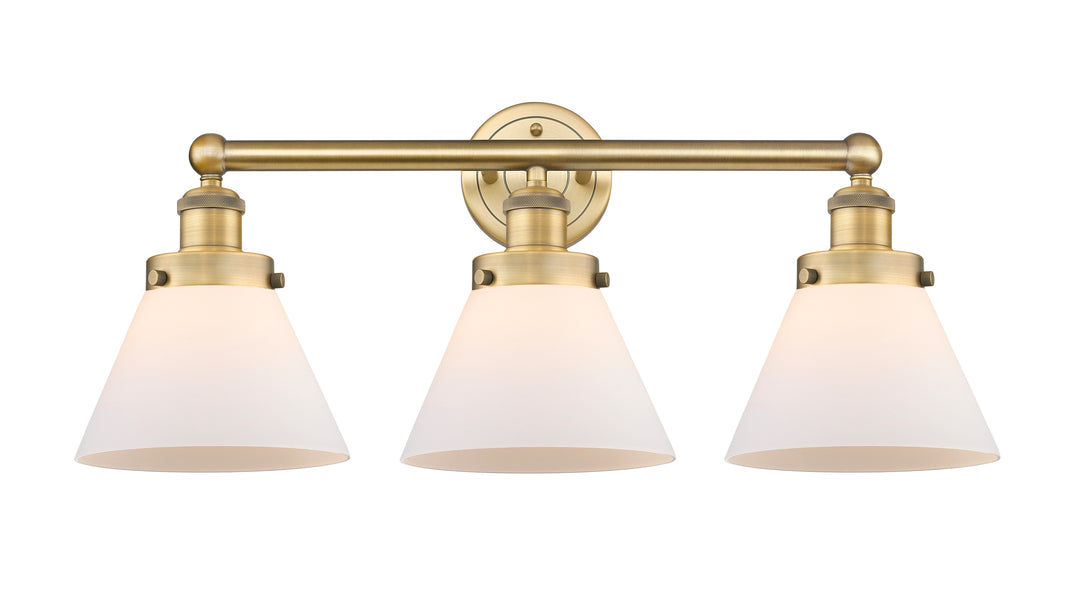 Innovations Lighting Cone 8" Bath Vanity Light - Brushed Brass