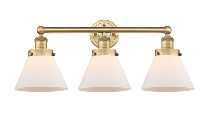 Innovations Lighting Cone 8" Bath Vanity Light - Brushed Brass