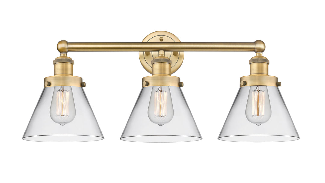 Innovations Lighting Cone 8" Bath Vanity Light - Brushed Brass