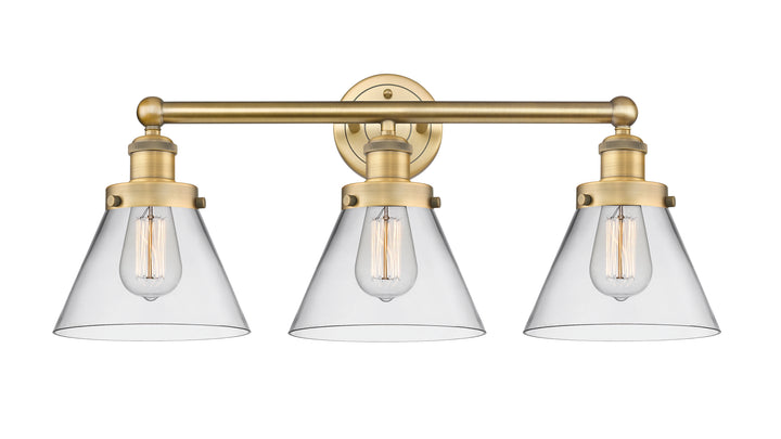 Innovations Lighting Cone 8" Bath Vanity Light - Brushed Brass
