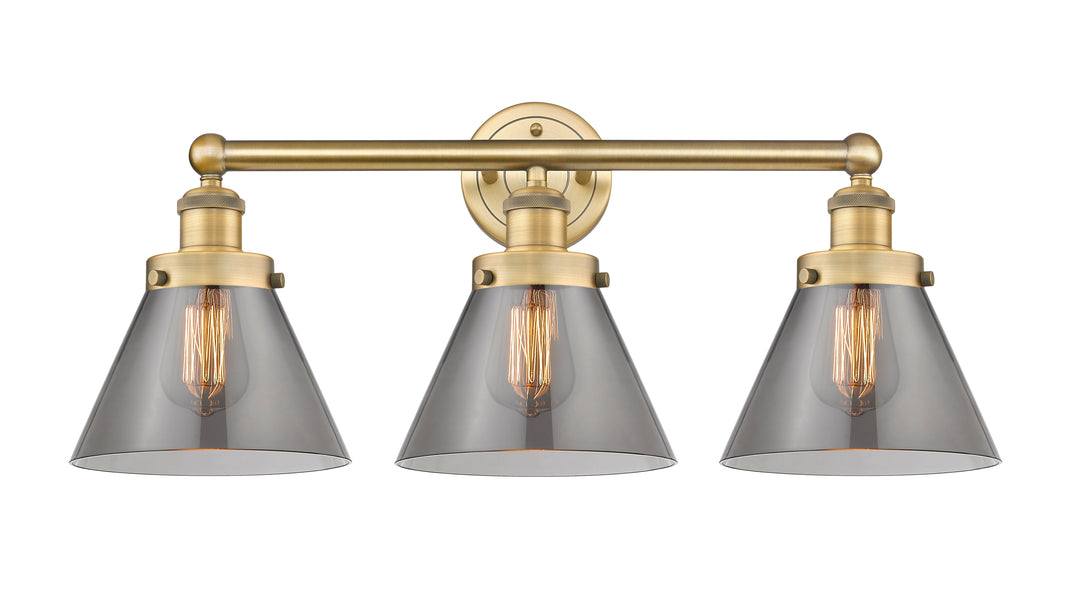 Innovations Lighting Cone 8" Bath Vanity Light - Brushed Brass