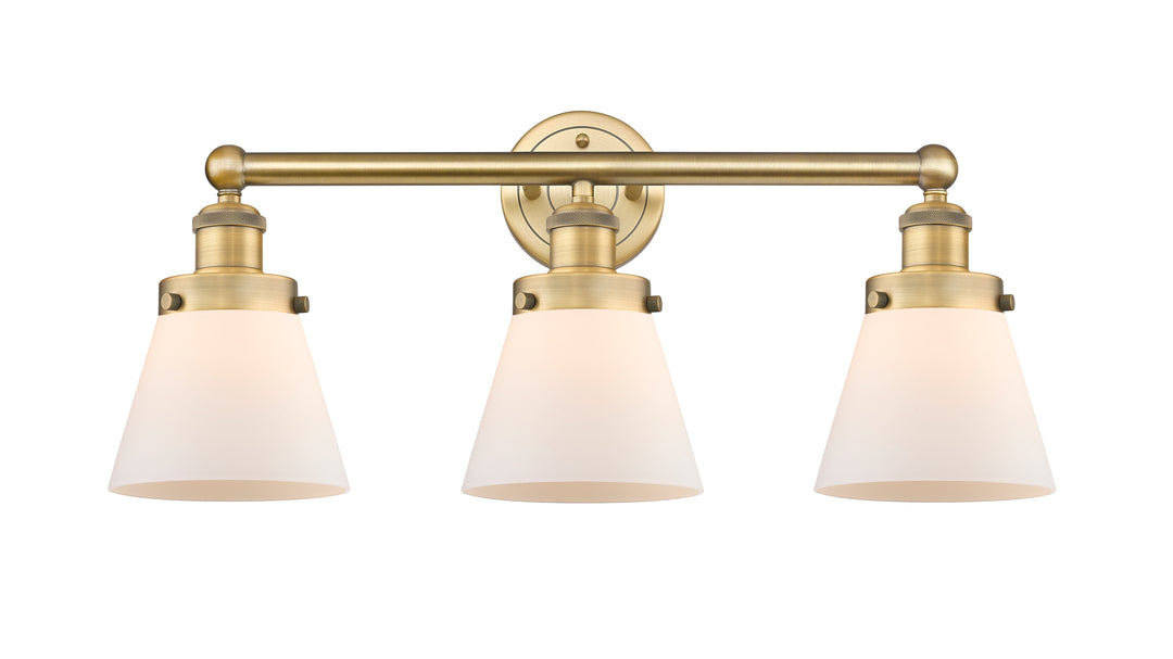 Innovations Lighting Cone 6" Bath Vanity Light - Brushed Brass