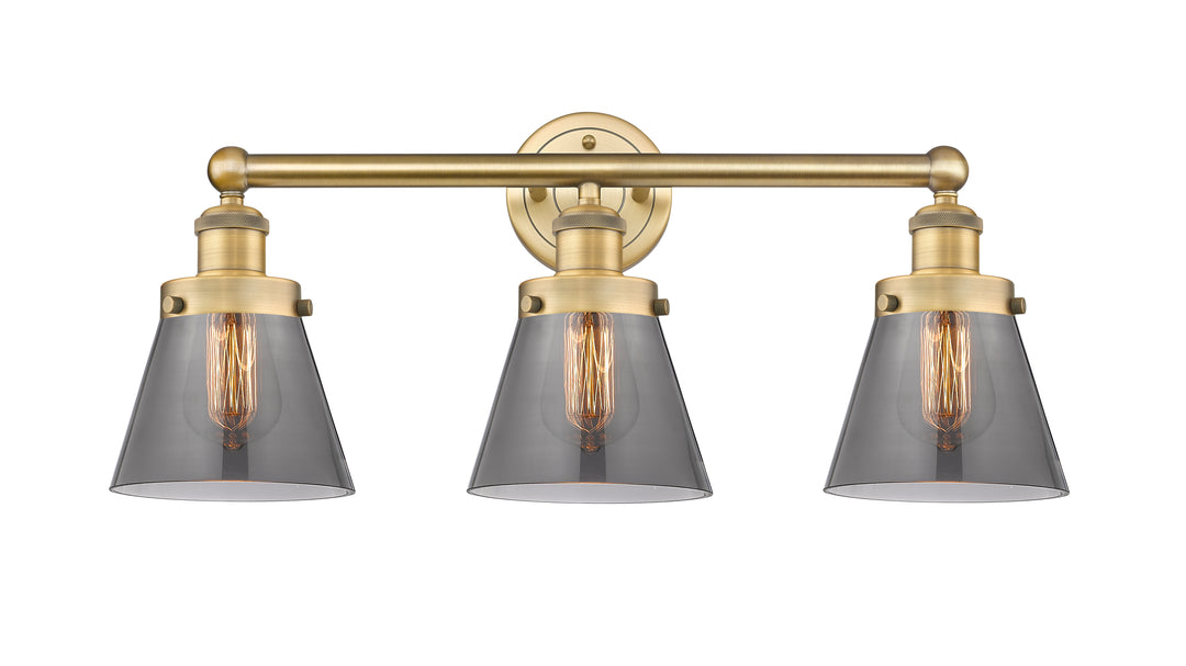 Innovations Lighting Cone 6" Bath Vanity Light - Brushed Brass
