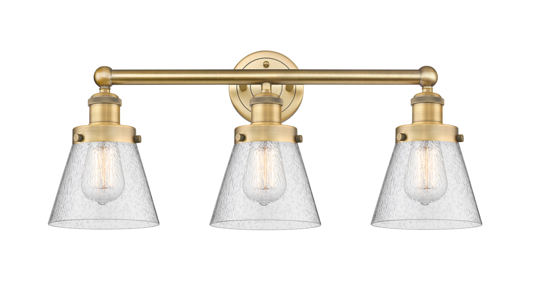 Innovations Lighting Cone 6" Bath Vanity Light - Brushed Brass