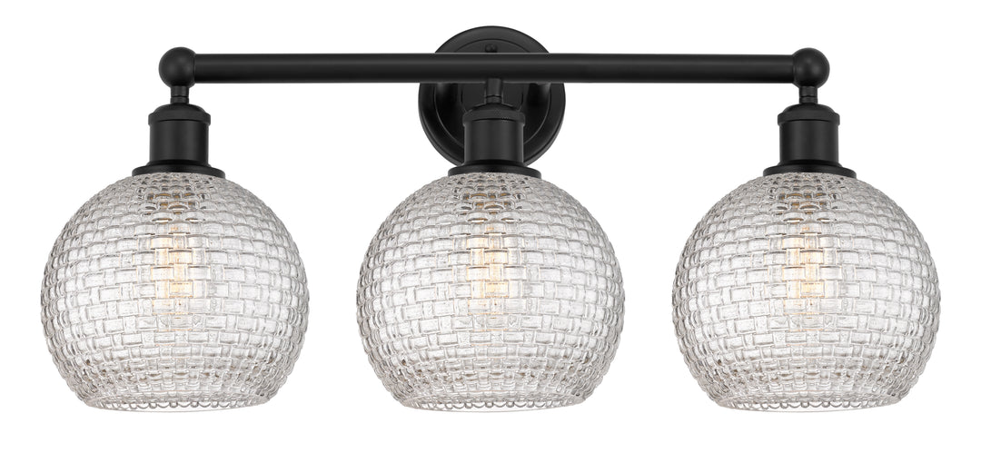 Innovations Lighting Athens 8" Bath Vanity Light - Matte Black
