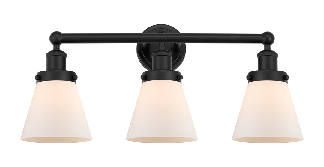 Innovations Lighting Cone 6" Bath Vanity Light - Matte Black