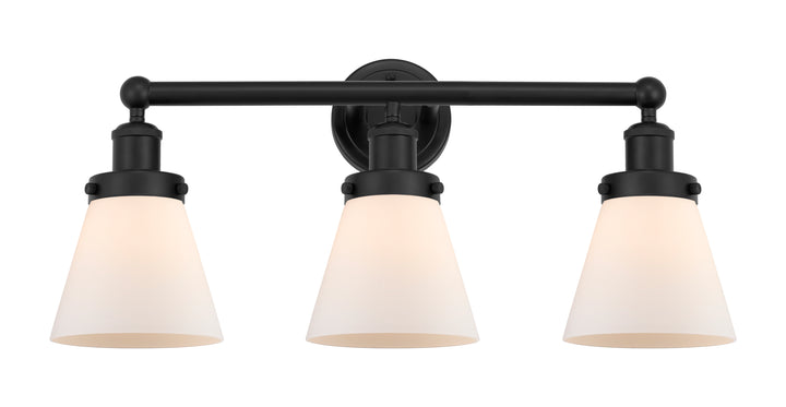Innovations Lighting Cone 6" Bath Vanity Light - Matte Black