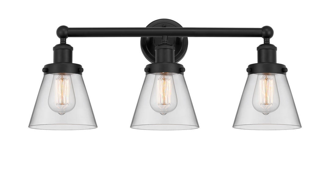 Innovations Lighting Cone 6" Bath Vanity Light - Matte Black