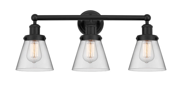 Innovations Lighting Cone 6" Bath Vanity Light - Matte Black