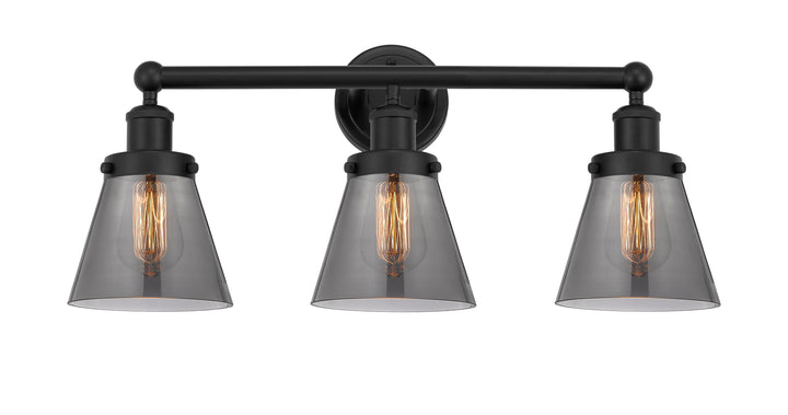 Innovations Lighting Cone 6" Bath Vanity Light - Matte Black