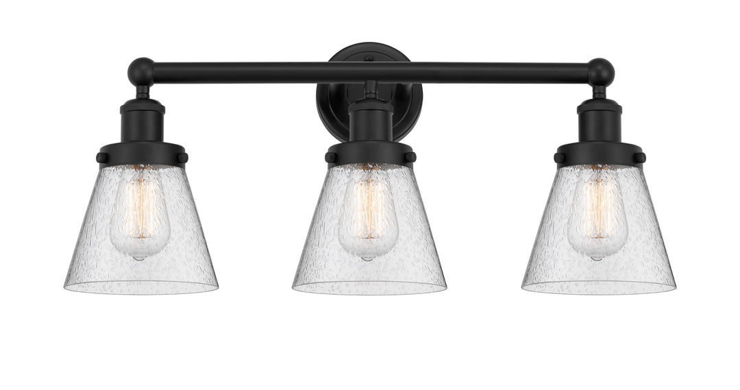 Innovations Lighting Cone 6" Bath Vanity Light - Matte Black