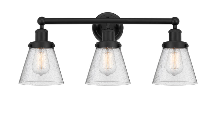 Innovations Lighting Cone 6" Bath Vanity Light - Matte Black