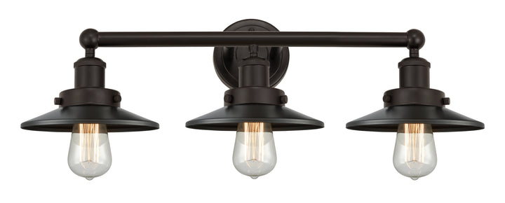 Innovations Lighting Railroad 8" Bath Vanity Light - Oil Rubbed Bronze Vanity Lights Innovations Lighting   