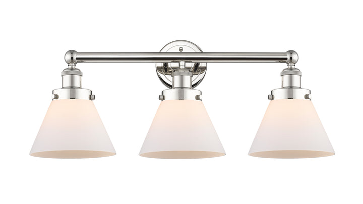 Innovations Lighting Cone 8" Bath Vanity Light - Polished Nickel