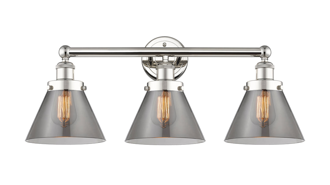 Innovations Lighting Cone 8" Bath Vanity Light - Polished Nickel