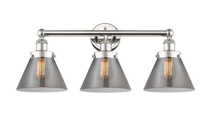 Innovations Lighting Cone 8" Bath Vanity Light - Polished Nickel