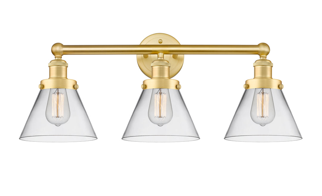 Innovations Lighting Cone 8" Bath Vanity Light - Satin Gold