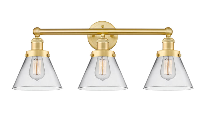 Innovations Lighting Cone 8" Bath Vanity Light - Satin Gold