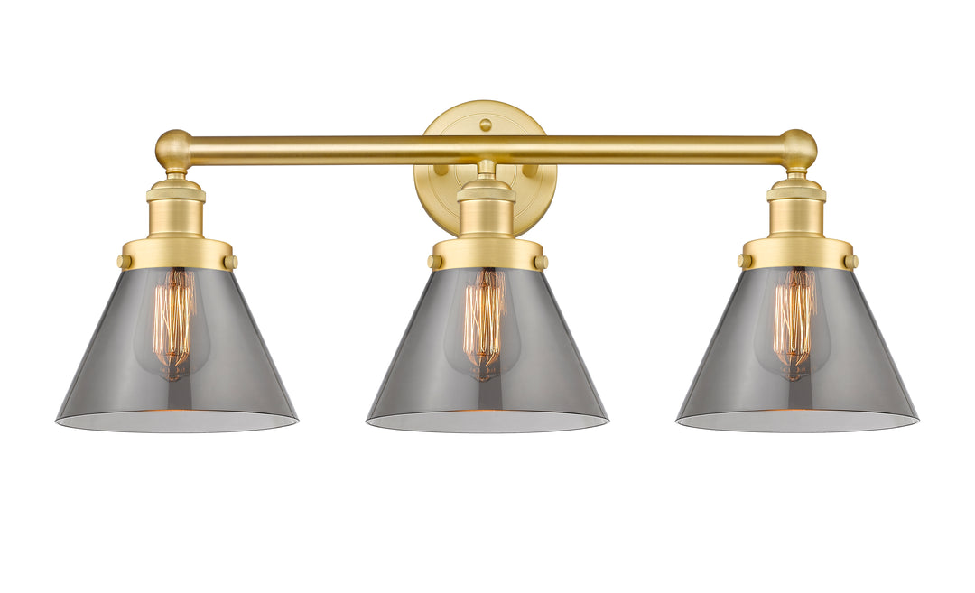 Innovations Lighting Cone 8" Bath Vanity Light - Satin Gold