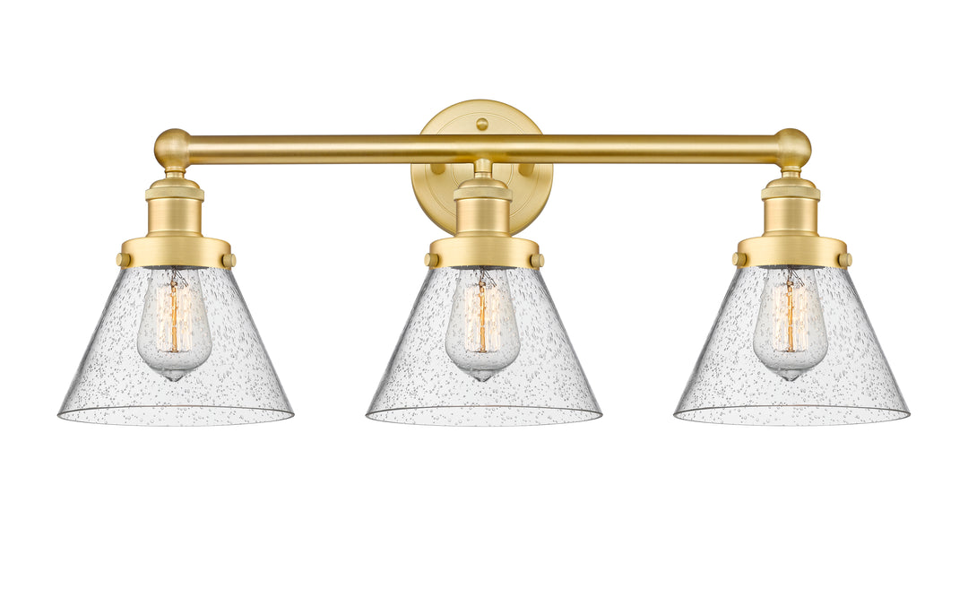 Innovations Lighting Cone 8" Bath Vanity Light - Satin Gold