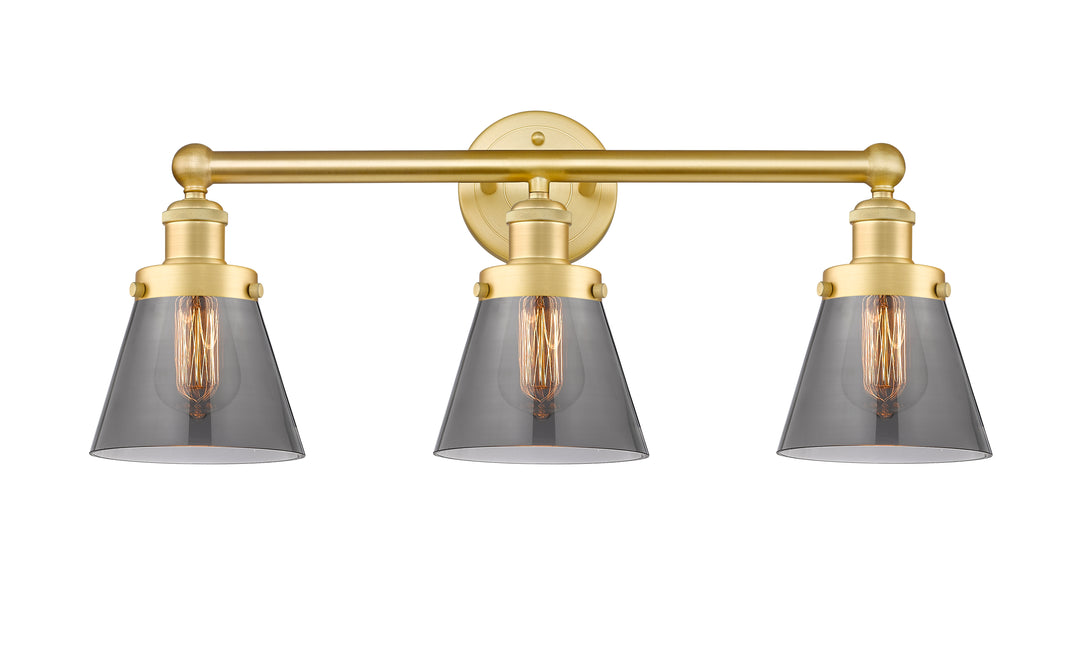 Innovations Lighting Cone 6" Bath Vanity Light - Satin Gold
