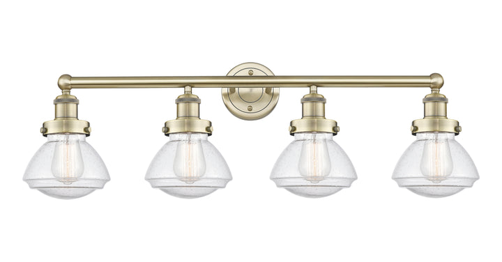 Innovations Lighting Olean 6.75" Bath Vanity Light - Antique Brass