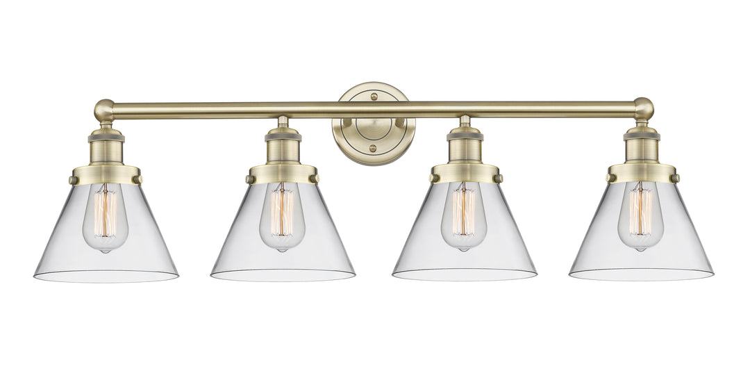 Innovations Lighting Cone 8" Bath Vanity Light - Antique Brass