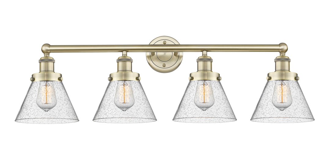 Innovations Lighting Cone 8" Bath Vanity Light - Antique Brass