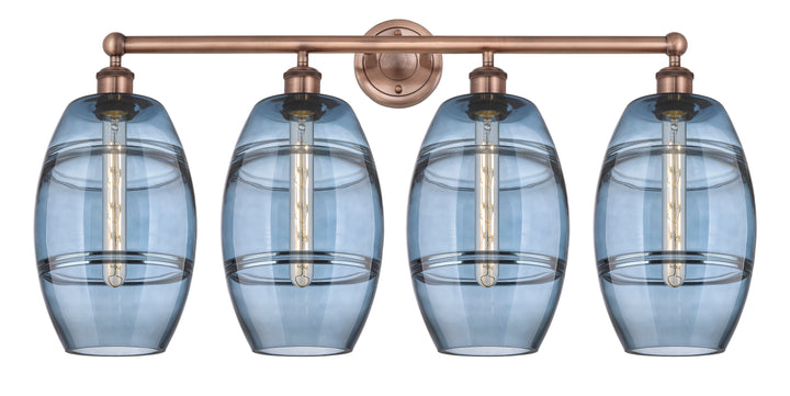 Innovations Lighting Vaz 8" Bath Vanity Light - Antique Copper