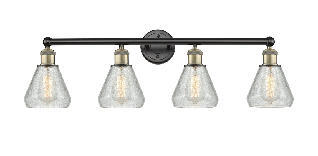 Innovations Lighting Conesus 6" Bath Vanity Light - Black Antique Brass