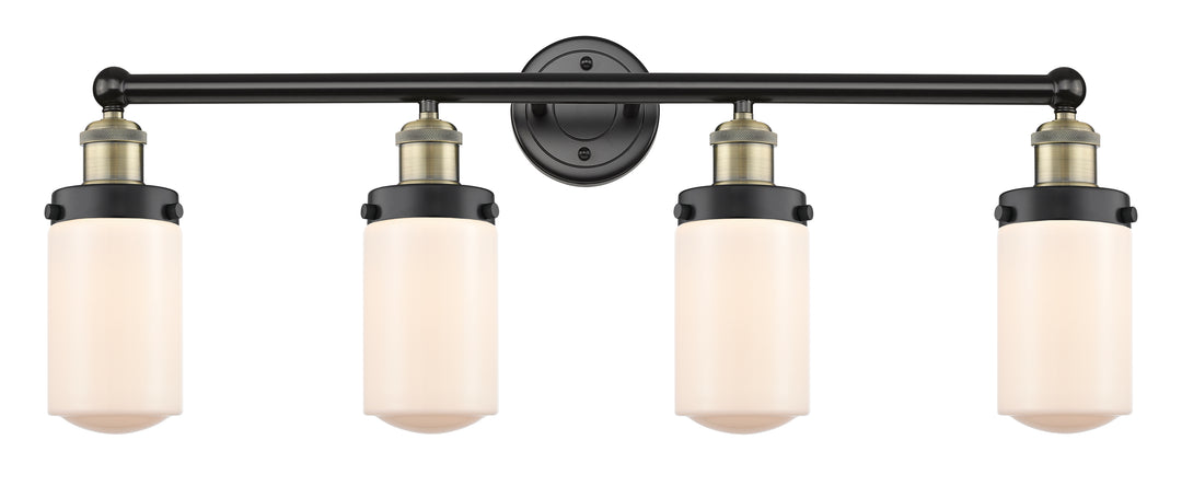 Innovations Lighting Dover 4.5" Bath Vanity Light - Black Antique Brass