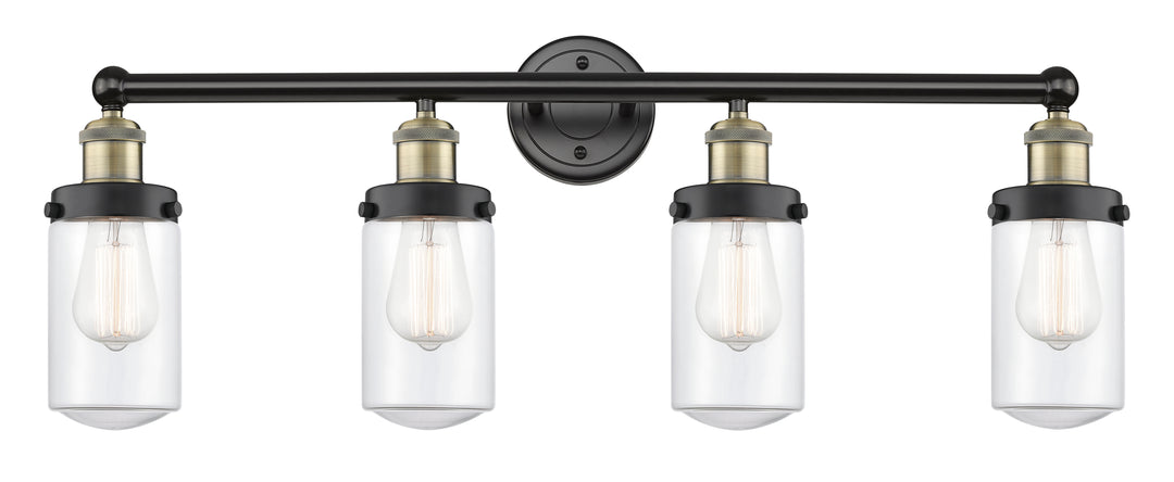 Innovations Lighting Dover 4.5" Bath Vanity Light - Black Antique Brass