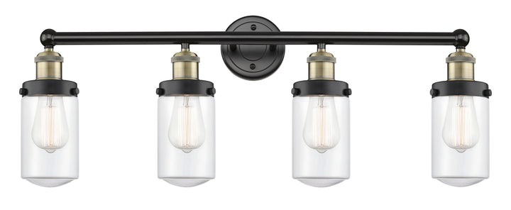 Innovations Lighting Dover 4.5" Bath Vanity Light - Black Antique Brass