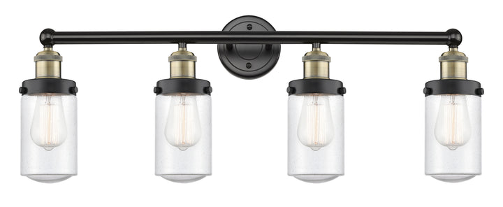 Innovations Lighting Dover 4.5" Bath Vanity Light - Black Antique Brass