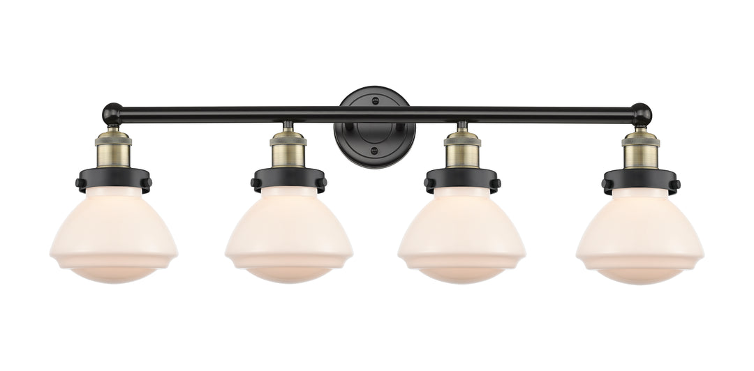 Innovations Lighting Olean 6.75" Bath Vanity Light - Black Antique Brass