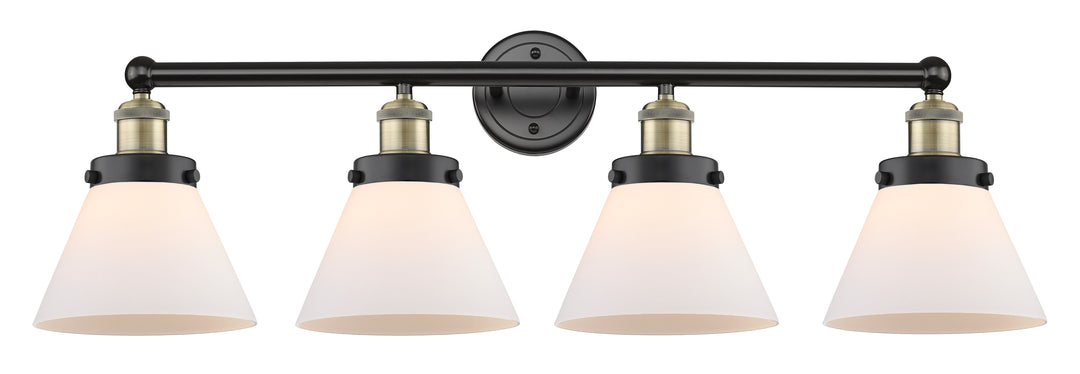 Innovations Lighting Cone 8" Bath Vanity Light - Black Antique Brass