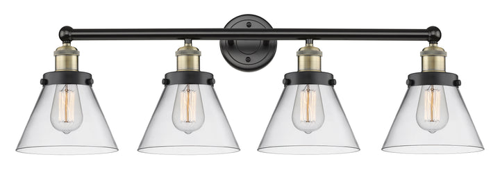 Innovations Lighting Cone 8" Bath Vanity Light - Black Antique Brass