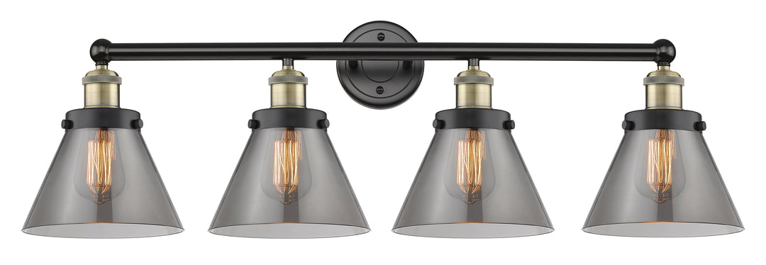 Innovations Lighting Cone 8" Bath Vanity Light - Black Antique Brass