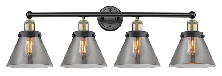 Innovations Lighting Cone 8" Bath Vanity Light - Black Antique Brass