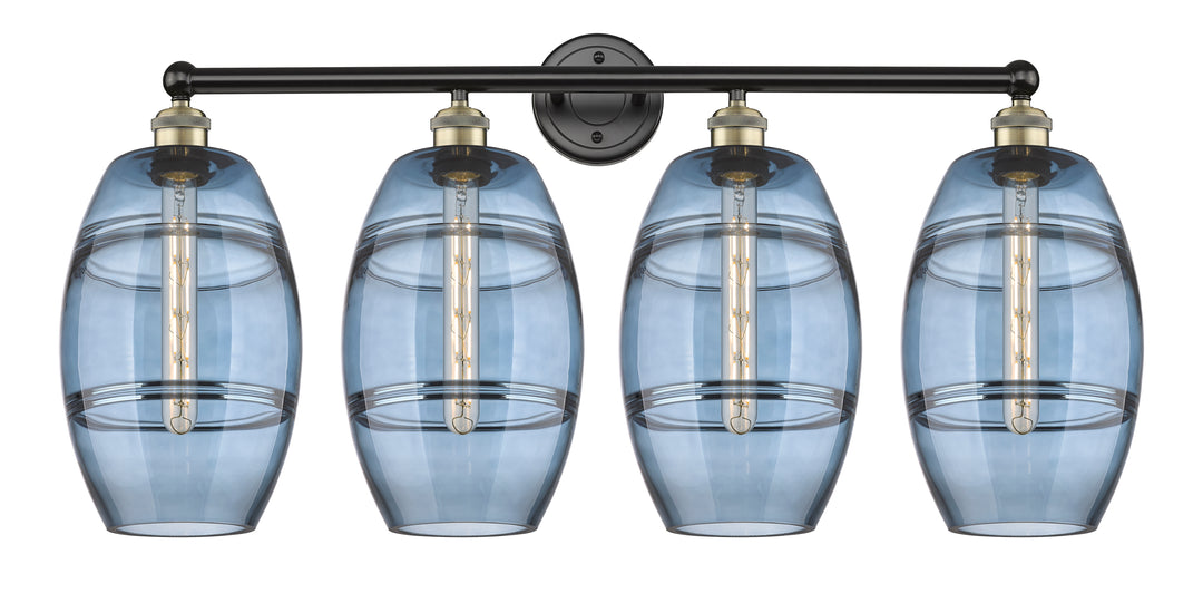 Innovations Lighting Vaz 8" Bath Vanity Light - Black Antique Brass