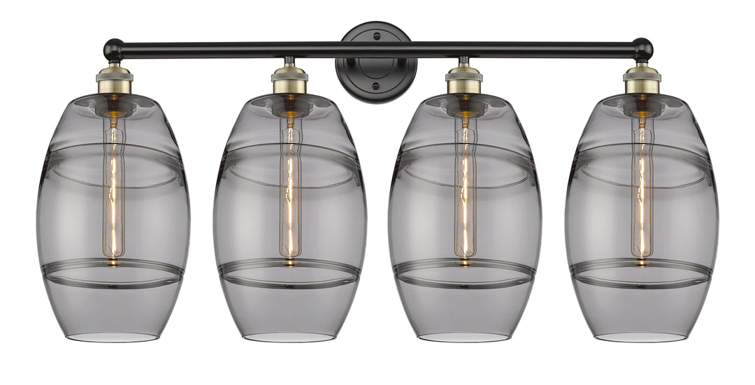 Innovations Lighting Vaz 8" Bath Vanity Light - Black Antique Brass