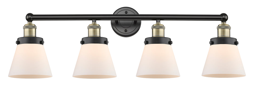 Innovations Lighting Cone 6" Bath Vanity Light - Black Antique Brass