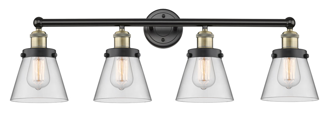Innovations Lighting Cone 6" Bath Vanity Light - Black Antique Brass